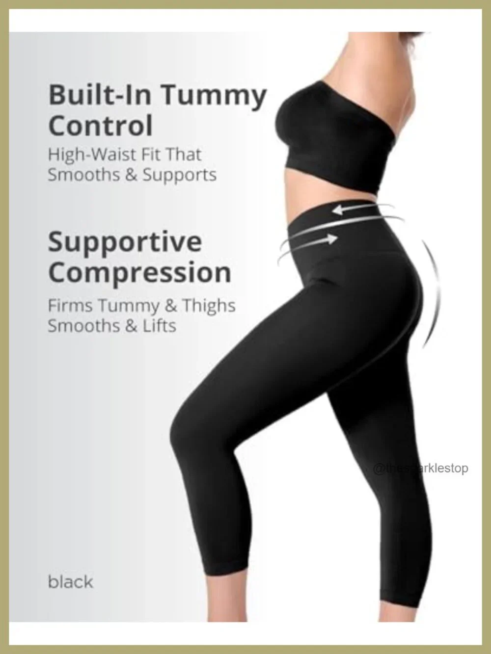 High Waisted Tummy Control Shapewear Leggings Butt Lift Thigh Slimmer